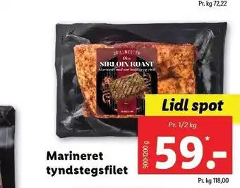 Lidl Marineret tyndstegsfilet tilbud