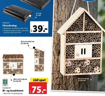 Lidl Bi- el. insekthotel tilbud