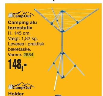 Harald Nyborg Camping alu tørrestativ tilbud