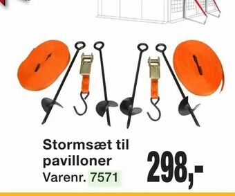 Harald Nyborg Stormsæt til pavilloner tilbud