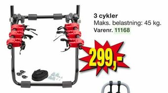 Harald Nyborg 3 cykler tilbud