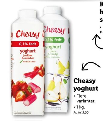 Lidl Cheasy yoghurt tilbud