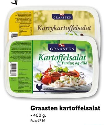 Lidl Graasten kartoffelsalat tilbud