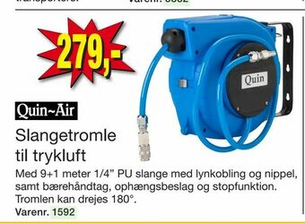 Harald Nyborg Slangetromle til trykluft tilbud