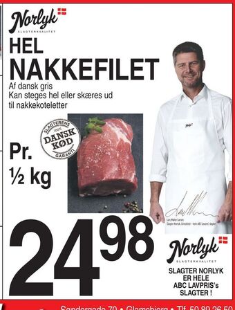 ABC Lavpris Hel nakkefilet tilbud