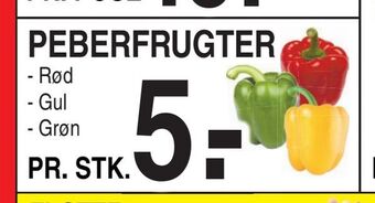 ABC Lavpris Peberfrugter tilbud
