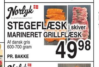 ABC Lavpris Stegeflæsk i skiver tilbud