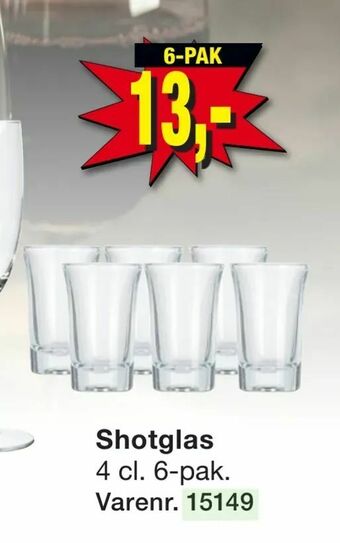 Harald Nyborg Shotglas tilbud