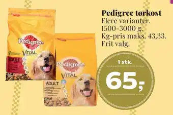 Pedigree tørkost