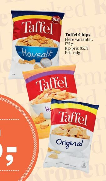 Dagli'Brugsen Taffel chips tilbud