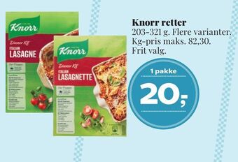 Dagli'Brugsen Knorr retter tilbud