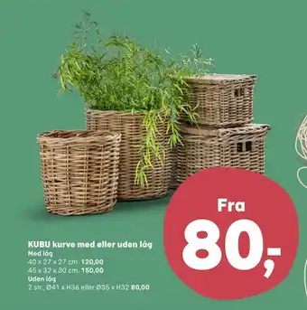 Kvickly Kubu kurve med eller uden låg tilbud