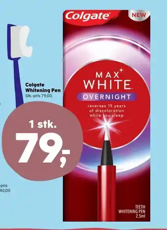 Kvickly Colgate whitening pen tilbud