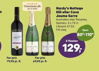Hardy's nottage hill eller cava jaume serra
