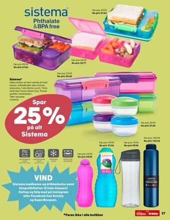 Kvickly Sistema tilbud