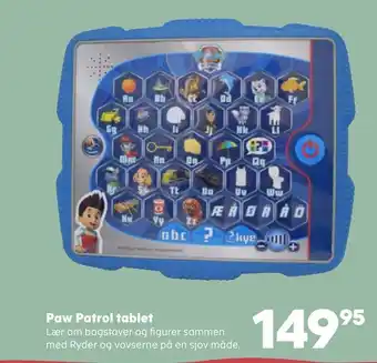 Kvickly Paw patrol tablet tilbud