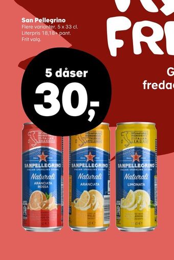 Kvickly San pellegrino tilbud