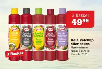 Poetzsch Padborg Hela ketchup eller sauce tilbud
