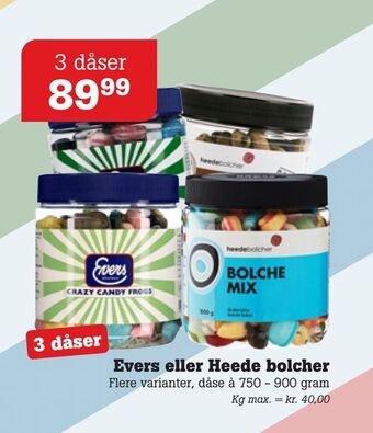 Poetzsch Padborg Evers eller heede bolcher tilbud