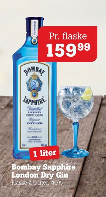 Poetzsch Padborg Bombay sapphire london dry gin tilbud
