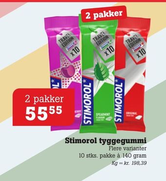 Poetzsch Padborg Stimorol tyggegummi tilbud
