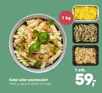 SuperBrugsen Salat eller pastasalat tilbud