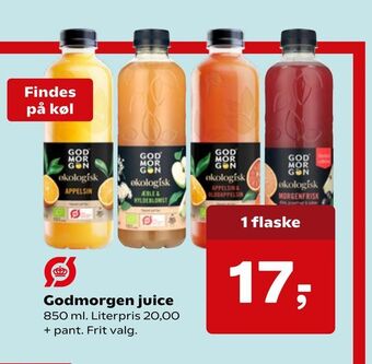 SuperBrugsen Godmorgen juice tilbud