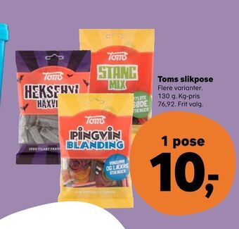 SuperBrugsen Toms slikpose tilbud