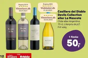 SuperBrugsen Casillero del diablo devils collection eller la mascota tilbud