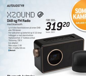 Thansen Dab og fm radio tilbud