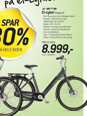 Thansen El-cykel tilbud