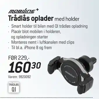 Thansen Trådlås oplader med holder tilbud