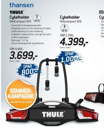 Thansen Cykelholder tilbud