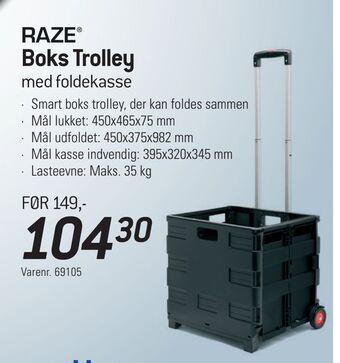 Thansen Boks trolley tilbud