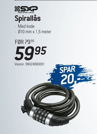 Spirallås
