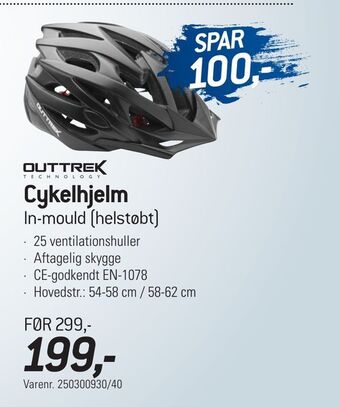 Thansen Cykelhjelm tilbud