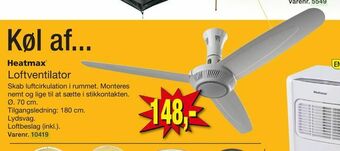 Harald Nyborg Loftventilator tilbud