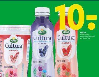 Cultura yoghurt hindbær