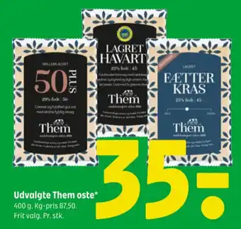 Coop 365 Them ost skæreost 50 plus mellemlagret tilbud