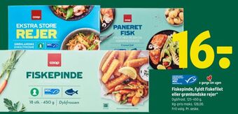 Coop 365 Coop fiskepinde tilbud