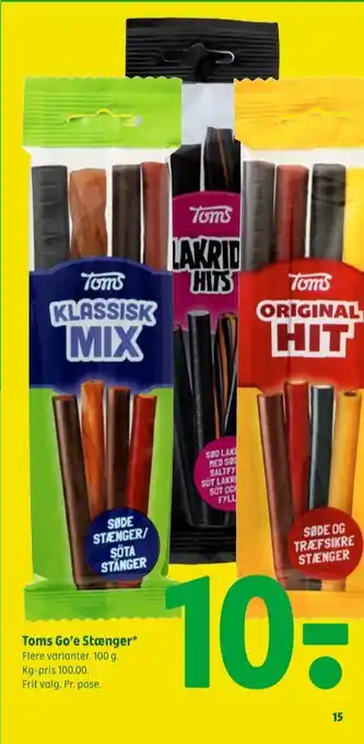 Coop 365 Klassisk mix slikstænger tilbud