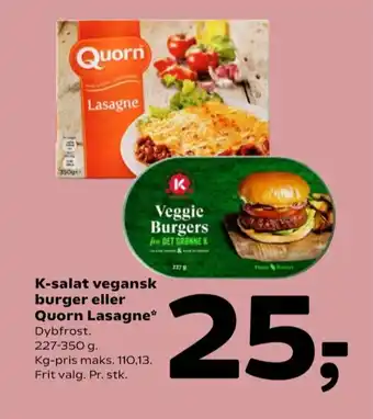 Fakta Quorn færdigretter tilbud