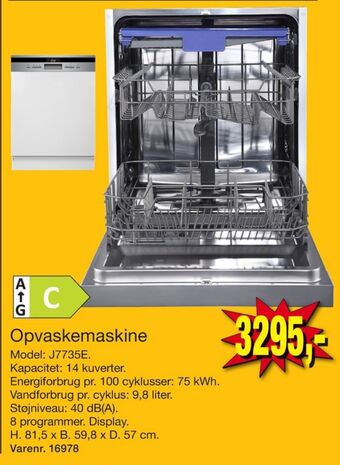 Harald Nyborg Wasco opvaskemaskine tilbud