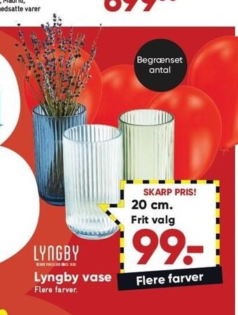Bilka Lyngby vase tilbud