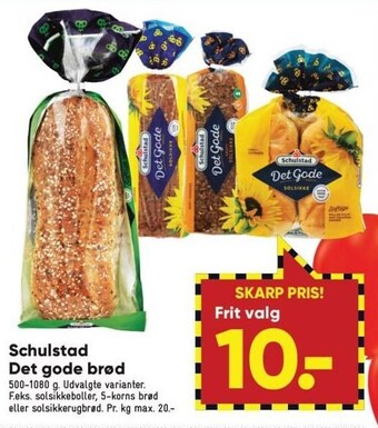 Bilka Schulstad det gode brød tilbud