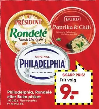 Bilka Philadelphia, rondelé el. buko pisket tilbud