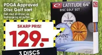 Bilka Pdga approved disc golf sæt tilbud