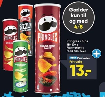 Bilka Pringles chips tilbud