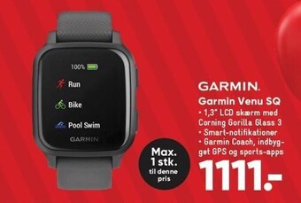 Bilka Garmin venu sq tilbud