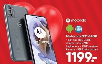 Bilka Motorola g31 64gb tilbud